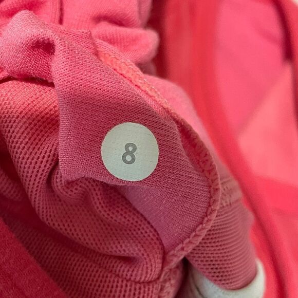 LULULEMON Pink Criss Cross Tank Top SZ 8 - Picture 7 of 8